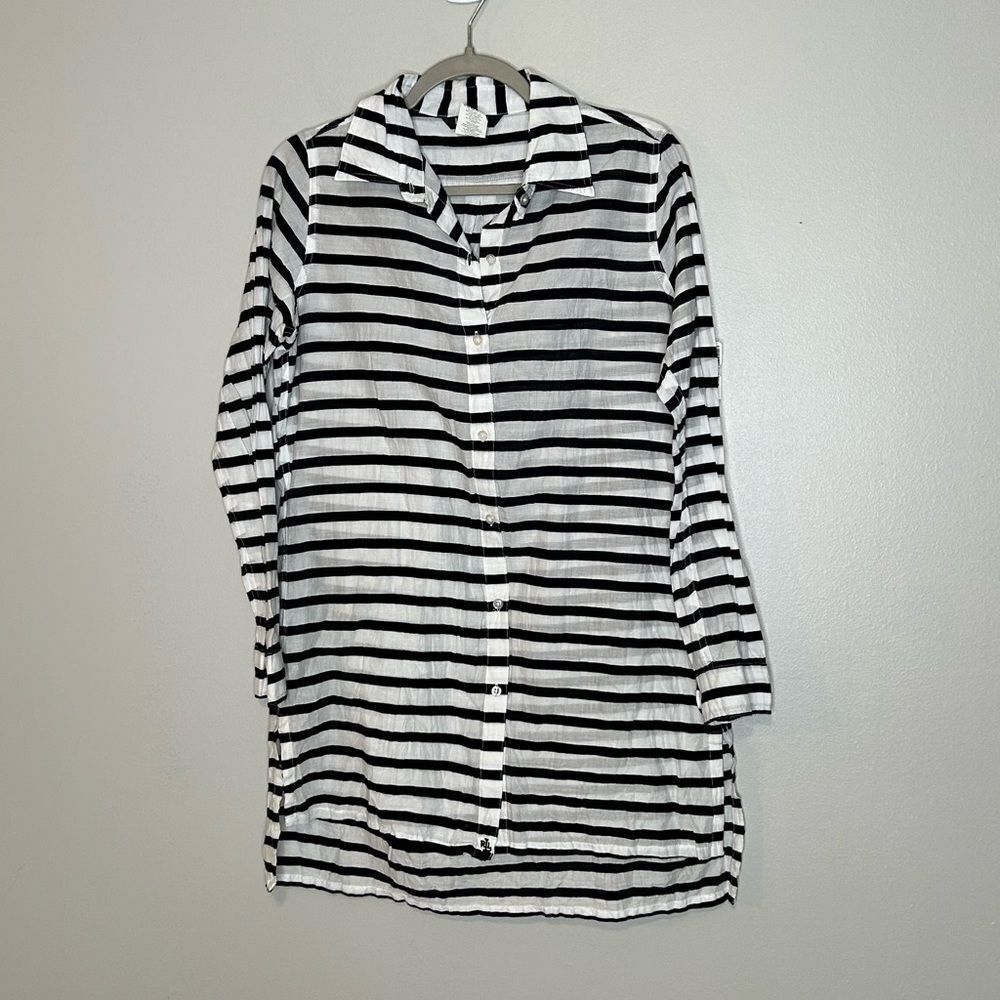 Lauren Ralph Lauren Striped Cotton Dress